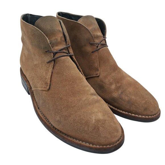 Thursday Boot Co Everyday Chukka Boots Mens Size 8.5 Brown Suede Handmade Casual - Picture 2 of 10